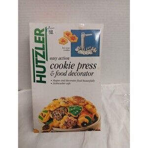 HUTZLER Easy Action Cookie Press & Food Decorator
